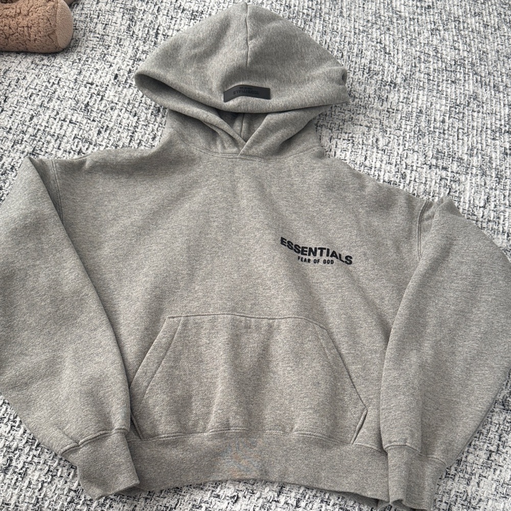 Fear of God Essentials Gray Hoodie